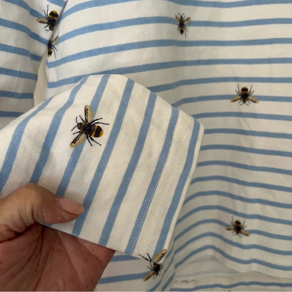Joules Harbour Bee Print Long Sleeve Tee - Picture 4 of 14
